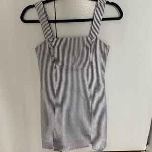 Stripped mini dress